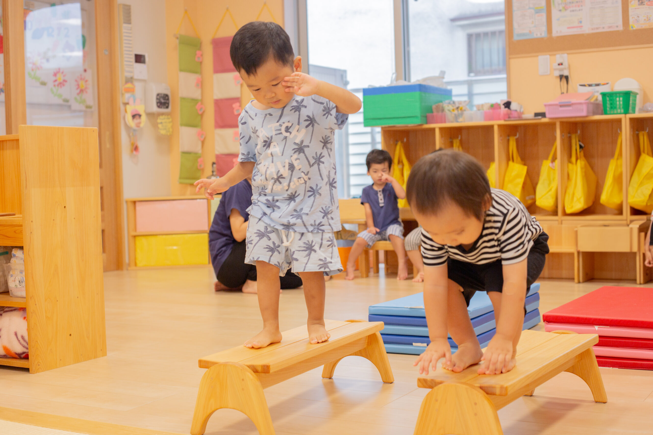 体育遊び 京都市保育園 活動の様子