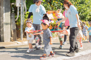 子ども祭り 京都市保育園 活動の様子 おみこし