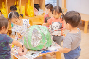 京都　保育園 制作 ハロウィン かぼちゃ