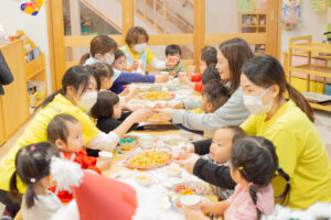 京都市保育園 右京区保育園 小規模保育園 活動の様子 保育園クリスマス クリスマス