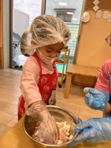 京都市保育園 右京区保育園 活動の様子 小規模保育園 クッキング