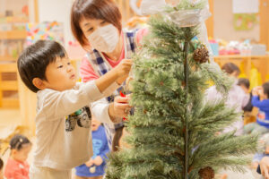 京都市保育園 右京区保育園 小規模保育園 活動の様子 クリスマス