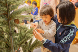 京都市保育園 右京区保育園 小規模保育園 活動の様子 クリスマス