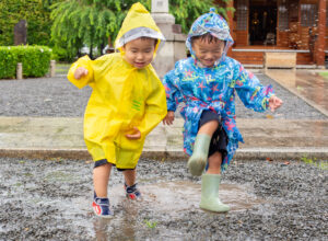 京都市保育園 右京区保育園 小規模保育園 雨遊び 雨 梅雨